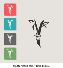 Sprout - vector icon. Symbol for web, infographics, print design and mobile UX/UI kit. Vector illustration, EPS10.