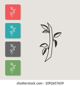 Sprout - vector icon. Symbol for web, infographics, print design and mobile UX/UI kit. Vector illustration, EPS10.