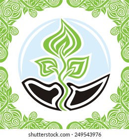 Sprout vector illustration