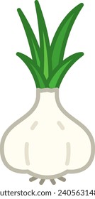 Eine abgeschrägte, isolierte Vektorgrafik des Knochens