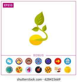 Sprouted grain icon