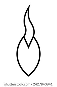 Sprouted seed for sowing. Agricultural, cultivation and planting illustration.