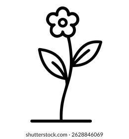 Sprouted shoot icon on white background vector
Vector plant and flowers icon
