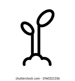 sprouts icon or logo isolated sign symbol vector illustration - high quality black style vector icons
