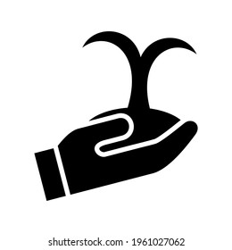 sprouts icon or logo isolated sign symbol vector illustration - high quality black style vector icons
