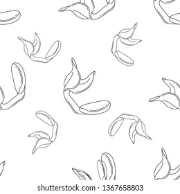 Sprouts isolated seamless pattern on white background. 
llustration on the theme of super food and proper nutrition.