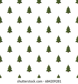 Spruce with cones pattern