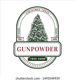 spruce hand drawn logo design