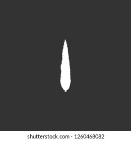 spruce icon vector. spruce sign on black background. spruce icon for web and app