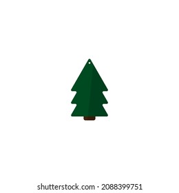 Spruce label on white background