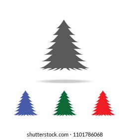 spruce tree icon. Elements of trees in multi colored icons. Premium quality graphic design icon. Simple icon for websites, web design, mobile app, info graphics on white background