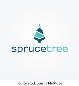 Spruce Tree Logo Symbol Icon