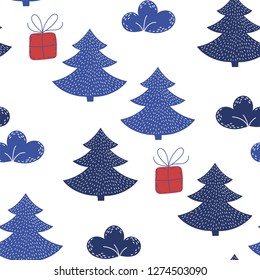 SPRUCE Valentine's Day Seamless Pattern Vector Illustration for Print, Fabric and Digital Paper.