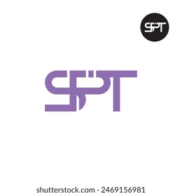 SPT Logo Letter Monogram Design
