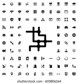 Spu icon illustration isolated vector sign symbol. network icons vector set.