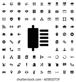 Spu icon illustration isolated vector sign symbol. network icons vector set.