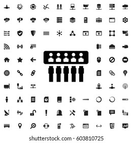 Spu icon illustration isolated vector sign symbol. network icons vector set.