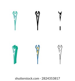 spud wrench color icon vector. multipack spud wrench sign. isolated symbol illustration