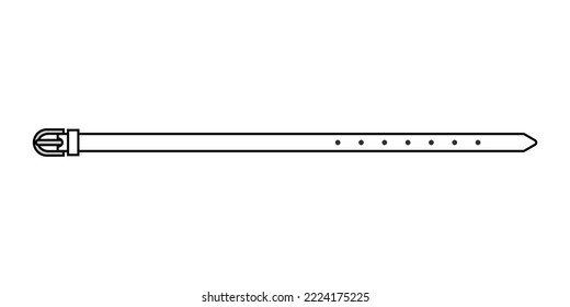Spur Straps pictogram vector illustration.