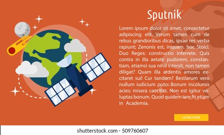 Sputnik Conceptual Banner