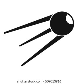Sputnik icon. Simple illustration of sputnik vector icon for web