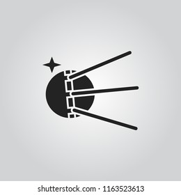 Sputnik icon vector