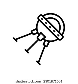 icono sputnik para tu diseño de sitio web, logotipo, aplicación, interfaz de usuario.