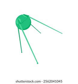 Sputnik, Space Vector Illustration, Isolated