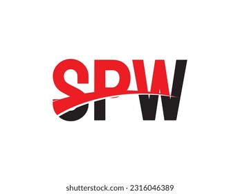 Vektor-Vektorgrafik des ersten SPW-Letter-Logos