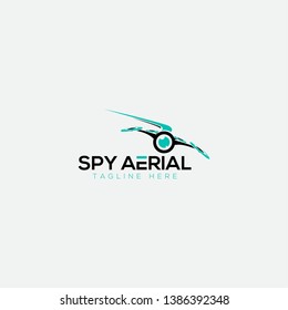 Spy Aerial and Drone Logo Design