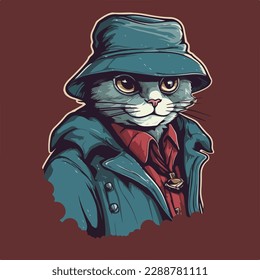 Spy Cat , Cat wearing a hat