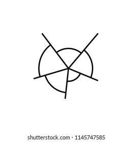 spy chart line icon. Element of chart icon for mobile concept and web apps. Thin line spy chart icon can be used for web and mobile. Premium icon