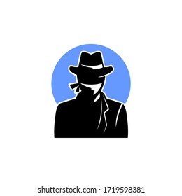 Spy, Detective Agency Vector Sign. Vintage Label. Private Detective Logo.