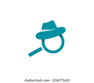 Spy detective logo