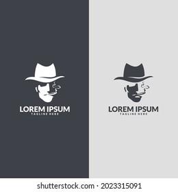 Spy Detective Logo Design Template. Py Icon. Vintage Label. Private Detective Logo. Vector Illustration.