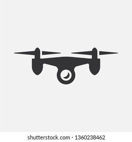 Spy drone. Simple vector icon