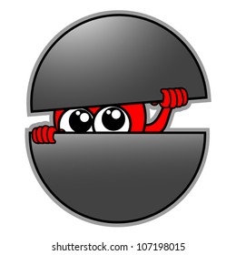 Spy face ball