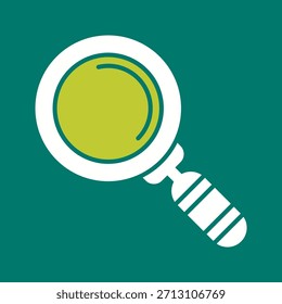 Icono gráfico de Vector creativo de vidrio espía