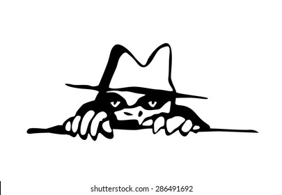 Spy with hat