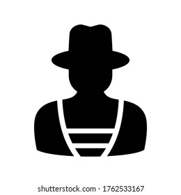 spy  icon or logo isolated sign symbol vector illustration - high quality black style vector icons
