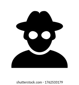 spy  icon or logo isolated sign symbol vector illustration - high quality black style vector icons
