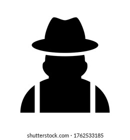 spy  icon or logo isolated sign symbol vector illustration - high quality black style vector icons
