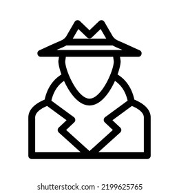 spy icon or logo isolated sign symbol vector illustration - high quality black style vector icons
