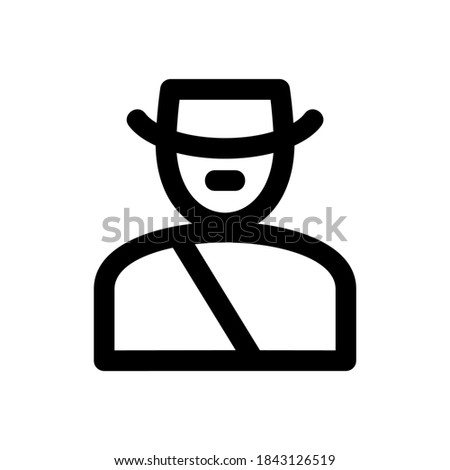 spy icon or logo isolated sign symbol vector illustration - high quality black style vector icons
