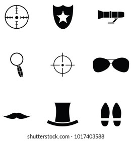 spy icon set