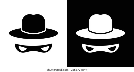 Symbolsammlung für Spionagesymbole. Flache Vektorgrafik.
