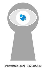 Spy icon. vector spy icon. vector illustration