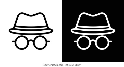 Spy icon Vector symbol in trendy flat style