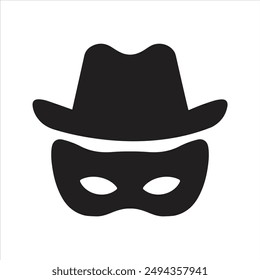 Spy icon. Virtual private network icon. burglar icon