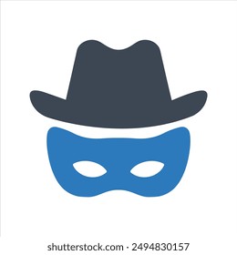 Spy icon. Virtual private network icon. burglar icon
